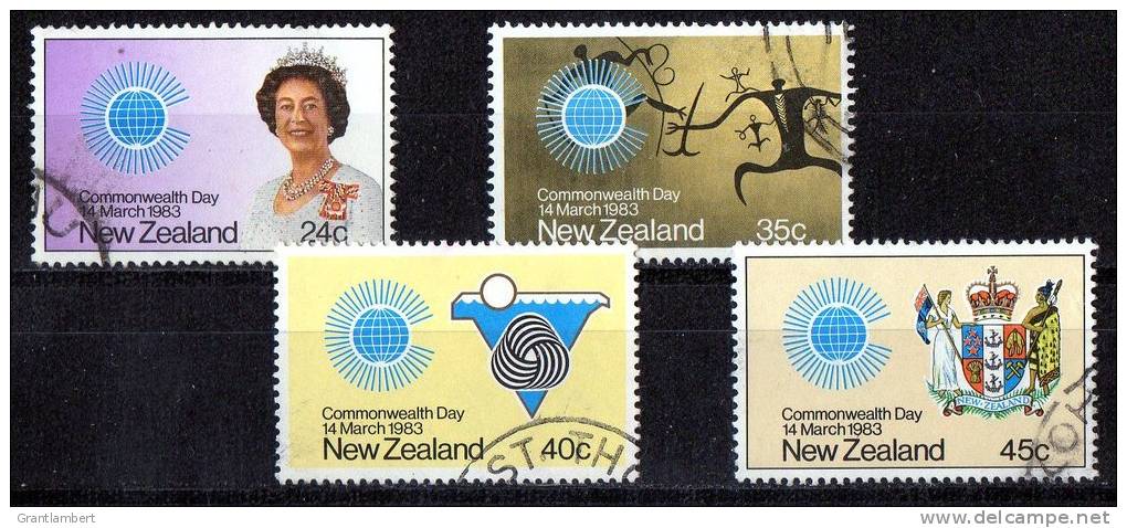 New Zealand 1983 Commonwealth Day Set Of 4 Used - Used Stamps