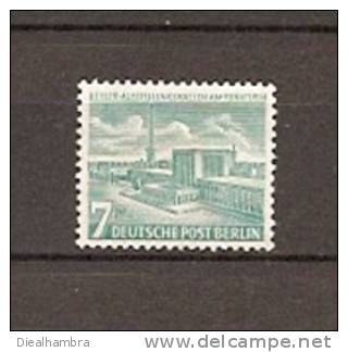 GERMANY DEUTSCHE BUNDESPOST BERLIN BAUTEN, ERGÄNZUNGSWERTE 1954 / MH / 121 - Unused Stamps