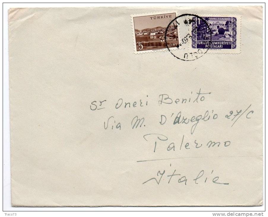 TURCHIA  /  ITALIA  - Cover_ Lettera   5 + 1  -  AIR MAIL 1960 - Briefe U. Dokumente