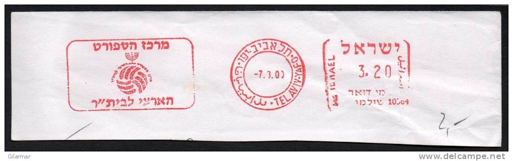 ISRAEL TEL AVIV 2003 - SPORT METER / EMA - FRAGMENT - Vignettes D'affranchissement (Frama)