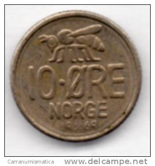 NORVEGIA 10 ORE 1969 - Norway