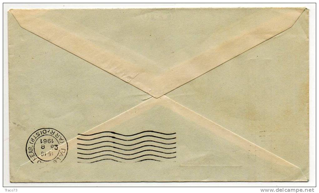 TURCHIA  /  ITALIA  - Cover_ Lettera  40 X 2 + 25  -  AIR MAIL  1961 - Brieven En Documenten