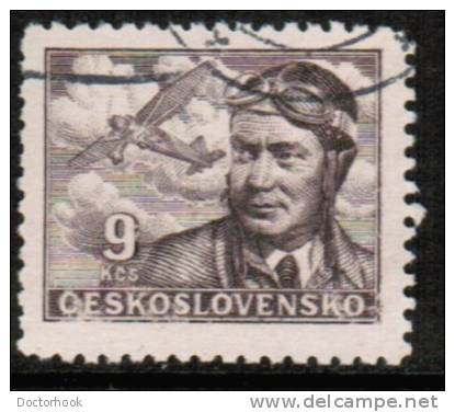 CZECHOSLOVAKIA   Scott #  C 21  VF USED - Poste Aérienne