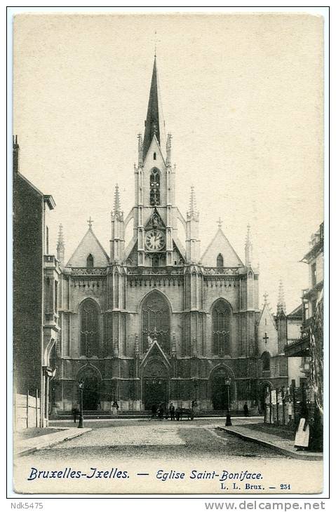 BELGIQUE : BRUXELLES - IXELLES, EGLISE SAINT-BONIFACE - Elsene - Ixelles