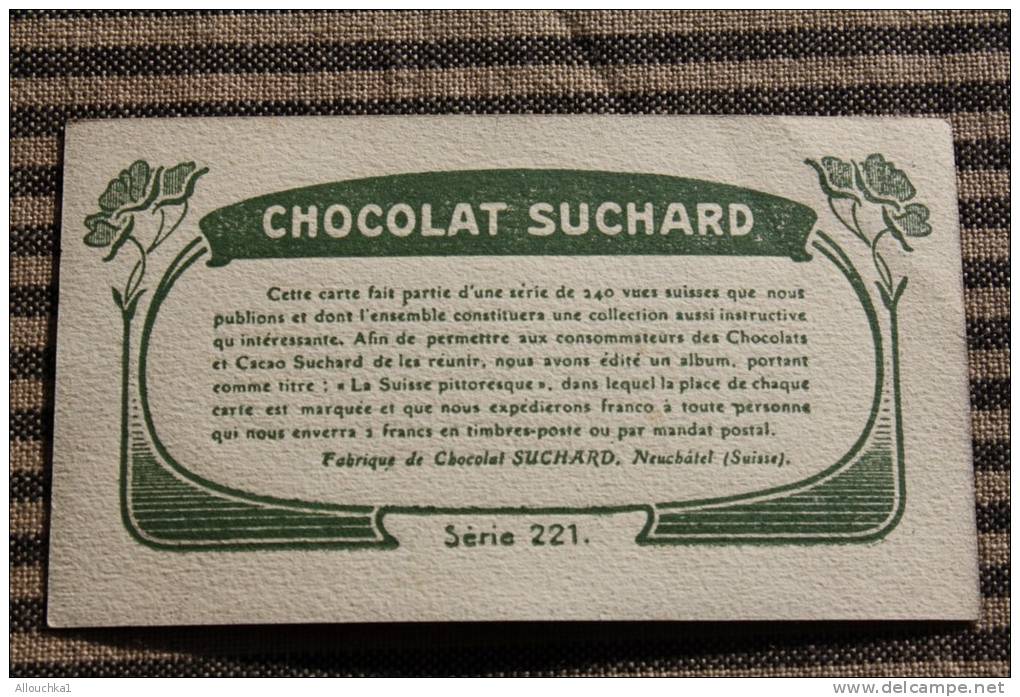 Chromo - Image Du Chocolat Suchard:bateau était Sur Le Port à Romanshorn En Suisse - Suchard