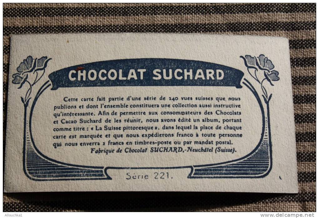 Chromo - Image Du Chocolat Suchard: SOLEURE En Suisse Portes De Bienne Et Tour Buri. - Suchard