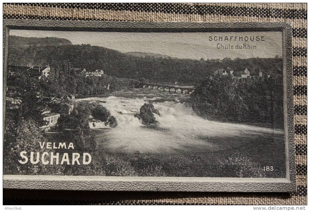 Chromo - Image Du Chocolat Suchard: Schafhouse Chutes Du Rhin En Suisse - Suchard