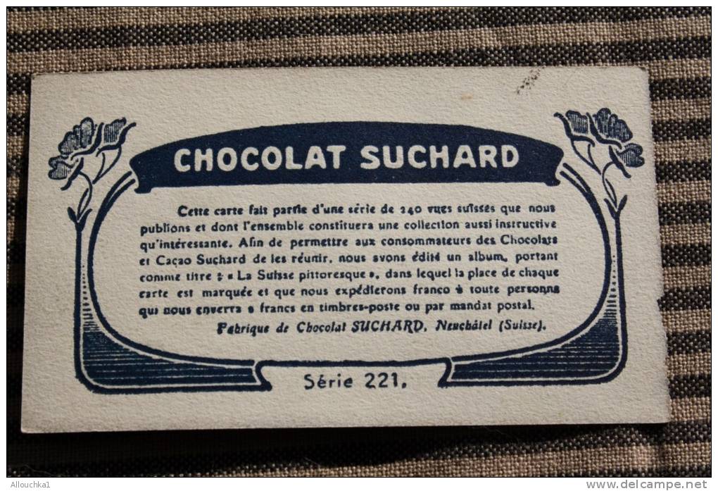 Chromo - Image Du Chocolat Suchard:BALE  En Suisse : Monument De Saint-Jacques - Suchard