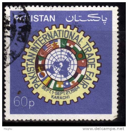 Pakistan Used 1985, Trade Fair, Exposotion, Flag - Pakistan