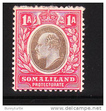 Somaliland Protectorate 1904 King Edward VII 1a Mint - Somaliland (Protectorate ...-1959)