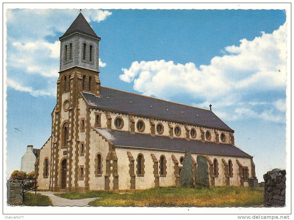 Ile De Sein (29) : L'église En 1972. - Ile De Sein