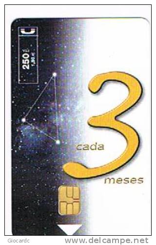 SPAGNA (SPAIN) - TELEFONICA  (CHIP) - 1999  ABBOTT UROLOGIA: CADA 3 MESES  TIR. 6000 - USED -  RIF. 4278 - Astronomy