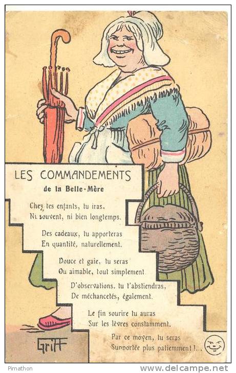 LES COMMANDEMENTS De La Belle- Mère , état Moyen ( Voir Scan ) - Griff