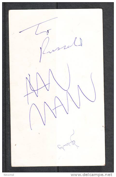 Alan Mann, One Of The Protagonists Of South African Radio Station Capital Radio 604 F Closed In 1996. - Handtekening