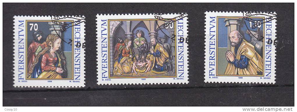 LIECHTENSTEIN  1998    N°1129 à  1131       OBLITERES - Used Stamps