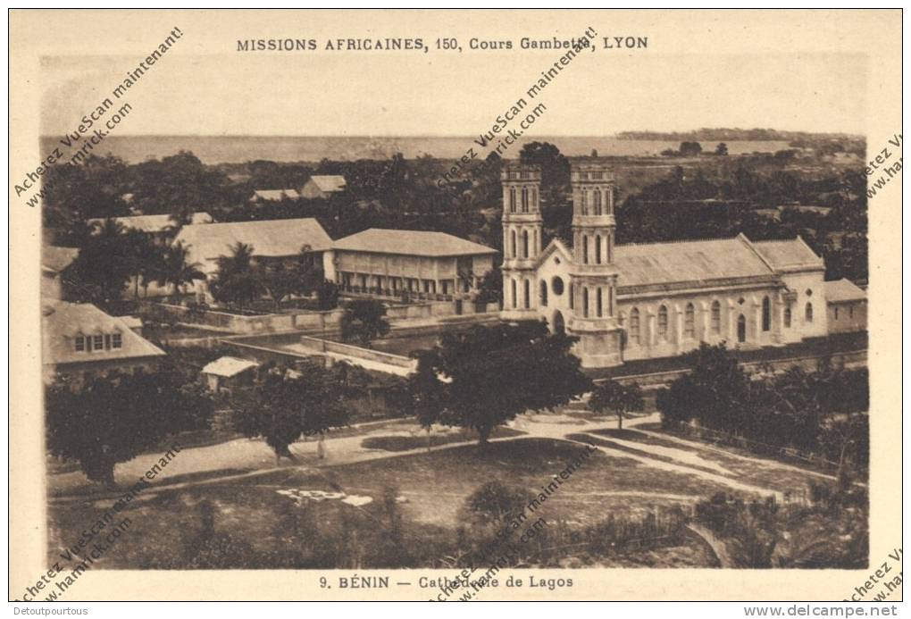 BENIN Cathédrale De LAGOS  Missions Africaines - Benin