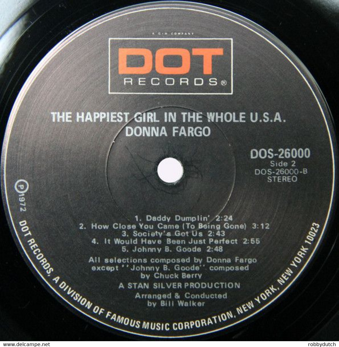 * LP *  DONNA FARGO - THE HAPPIEST GIRL IN THE WHOLE USA (USA 1972) - Country En Folk