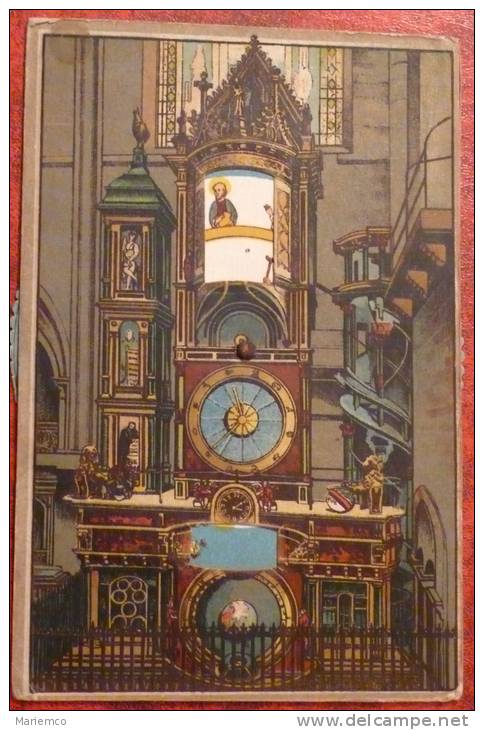 Horloge Astronomique Beauvais Et Strasbourg 4 Cartes - Astronomia