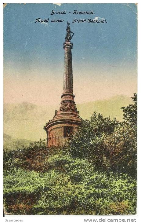 BRASSÓ - KRONSTADT, ARPAD SZOBOR, ARPAD-DENKMAL 1918 - Rumania