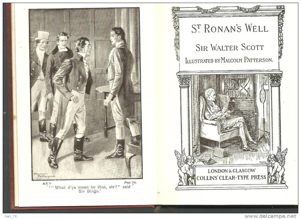 Sir Walter SCOTT : ST Ronan's Well (en Français Les Eaux De St Ronan) - Andere & Zonder Classificatie