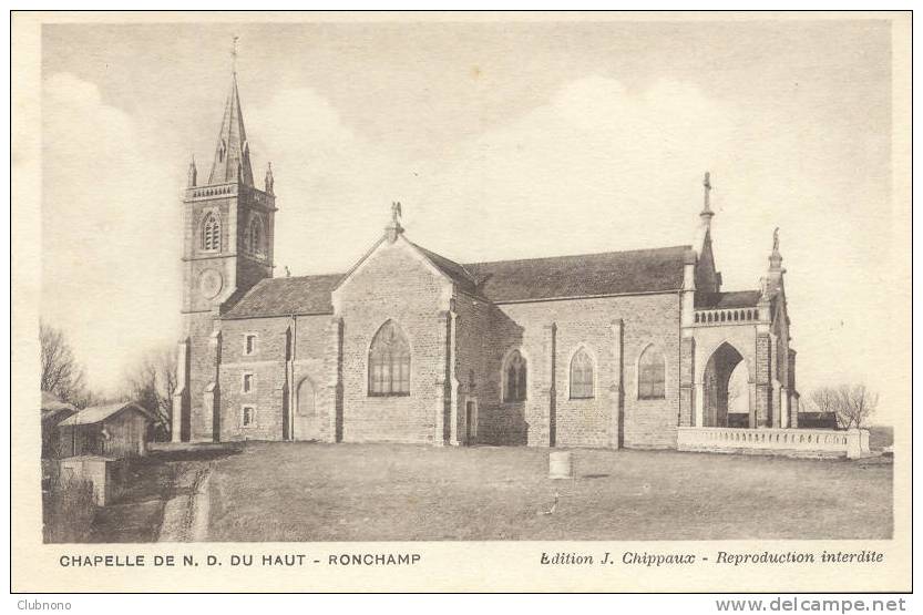 CPA - RONCHAMP - CHAPELLE DE N.D. DU HAUT - Autres & Non Classés