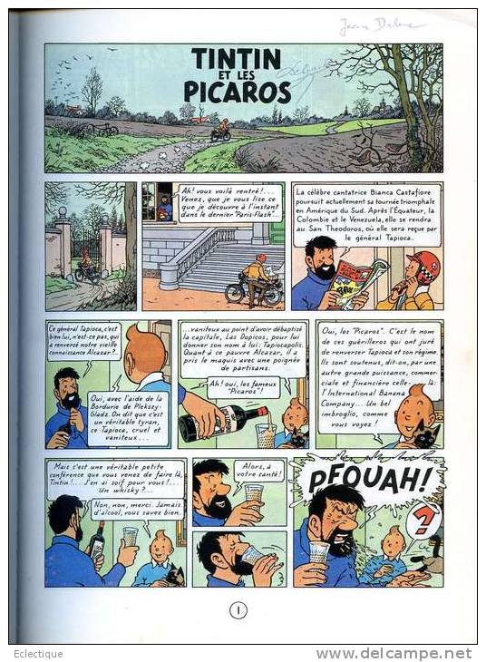 Tintin Et Les Picaros EO 1976 - Hergé