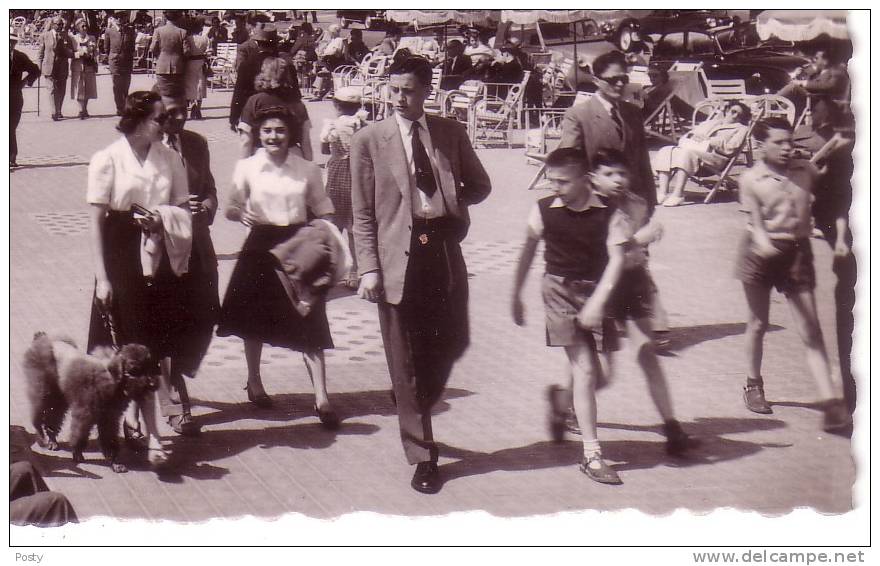 CPA - NICE - LE PALAIS DE LA MEDITERRANEE - Trés Animée ! - N/b - 1956 - - Monuments, édifices