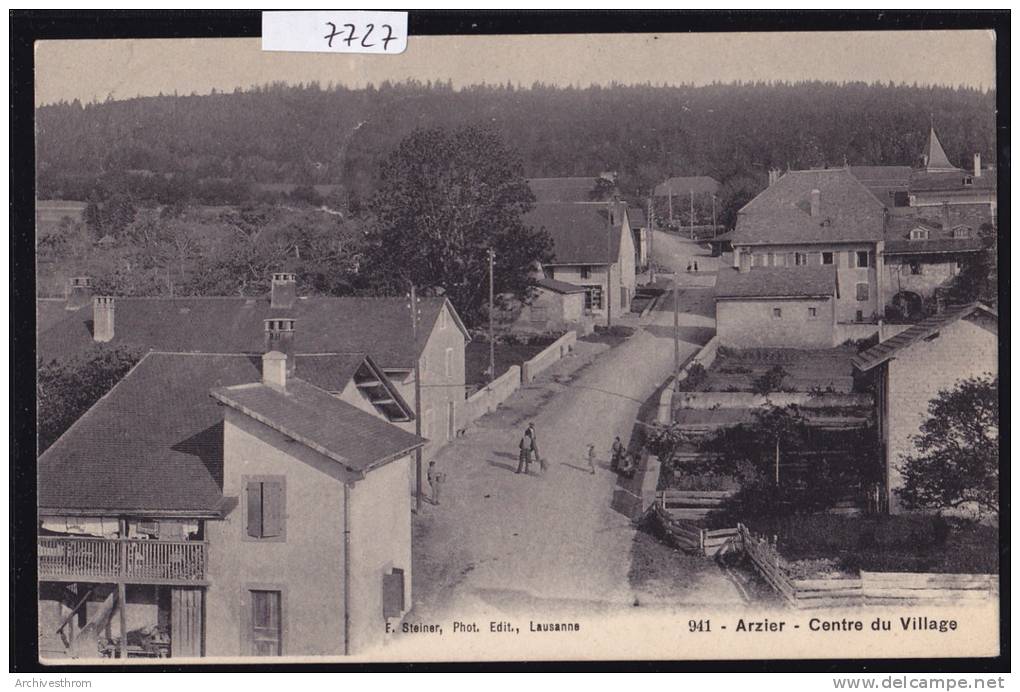 Arzier - Centre Du Village Vers 1908 (7727) - Arzier-Le Muids