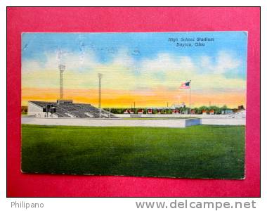 Stadium   -   Ohio > Dayton High School  Stadium  Cancel  1975     Linen----- ------- Ref 405 - Dayton