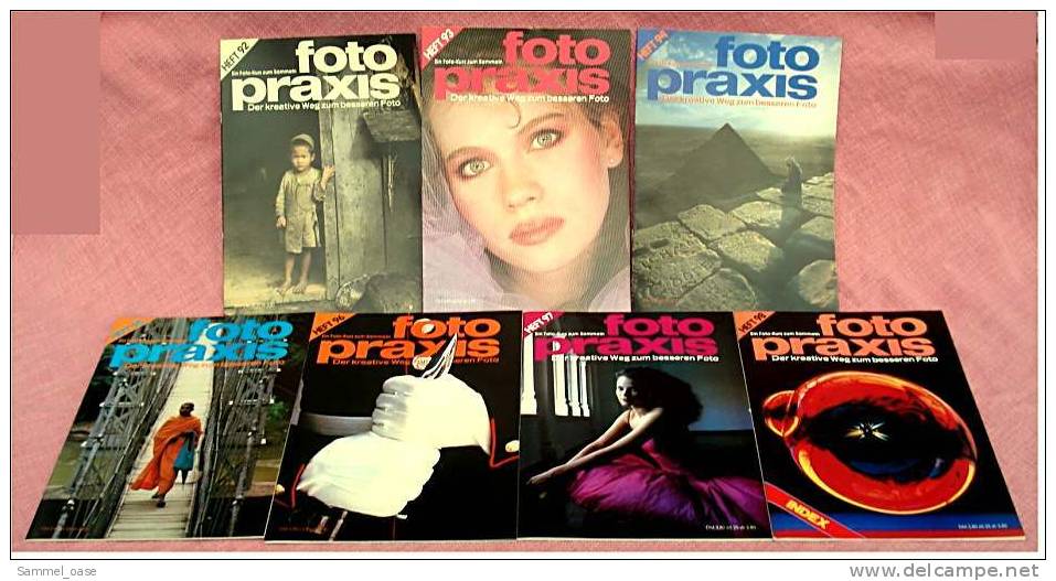 7 Zeitschriften FOTO PRAXIS Heft 92 Bis 98 , Der Kreative Weg Zum Besseren Foto , Von 1981- 1982 - Hobbies & Collections