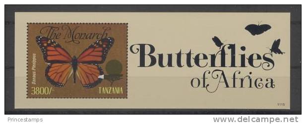 Tanzania (2011) - Block - (II)  /  Butterflies - Borboletas - Papillons - Butterfly - Insect - Papillons