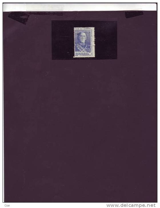 BRASILE  1957 - Yvert  630° - VARIETA´ - Carta Ricongiunta - Used Stamps