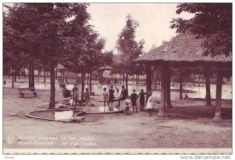 SCHAERBEEK = Le Parc Josaphat - Carte Animée (Nels)écrite - Schaarbeek - Schaerbeek
