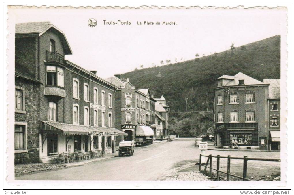 Trois Ponts, La Place Du Marché  (pk3420) - Trois-Ponts