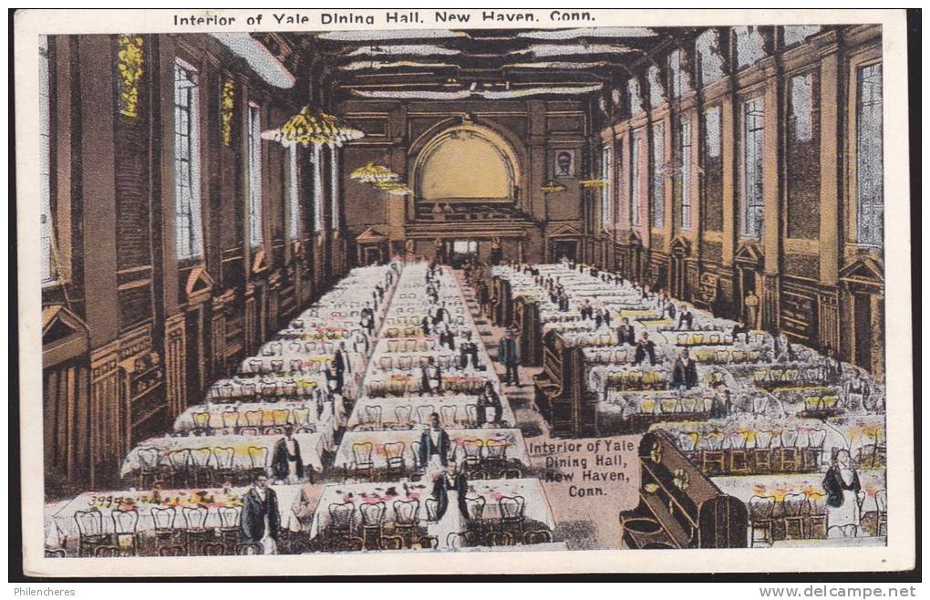 CPA - (Etats-Unis) New Haven - Interior Of Yale Dining Hall - New Haven