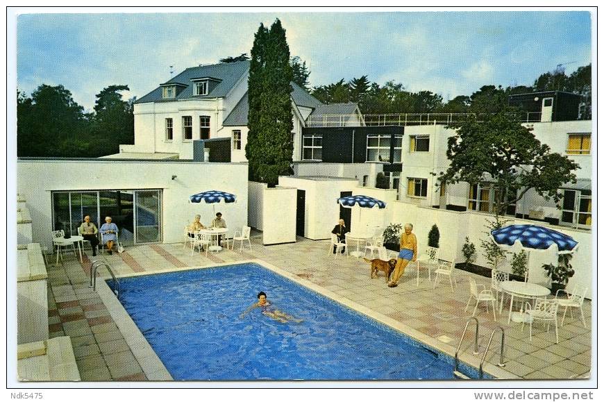 BOURNEMOUTH : GREEN PASTURES HOUSE & SWIMMING POOL, 17 BURTON ROAD, BRANKSOME PARK - Bournemouth (avant 1972)