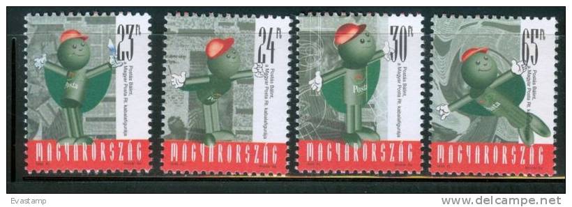 HUNGARY - 1998. Balint Postas-Post Office Mascot MNH!! Mi 4480-4483. - Unused Stamps