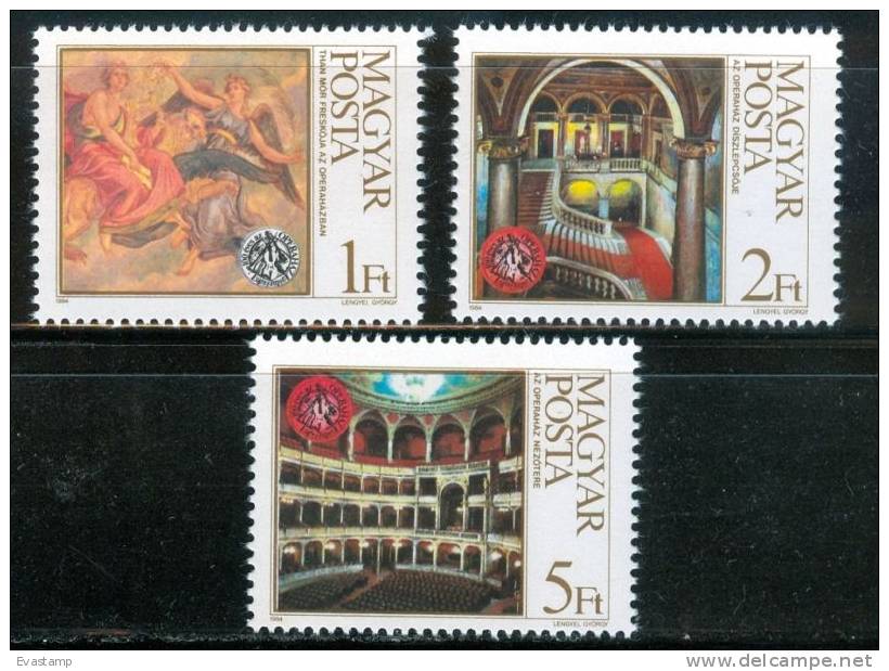 HUNGARY - 1984.Budapest Opera House,cent. Cpl.Set MNH!! - Unused Stamps