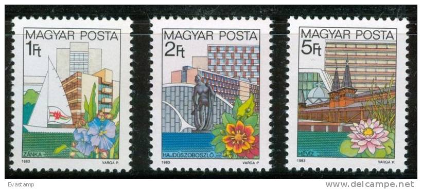 HUNGARY - 1983. Holiday Resorts And Spas Cpl.Set MNH!! - Neufs