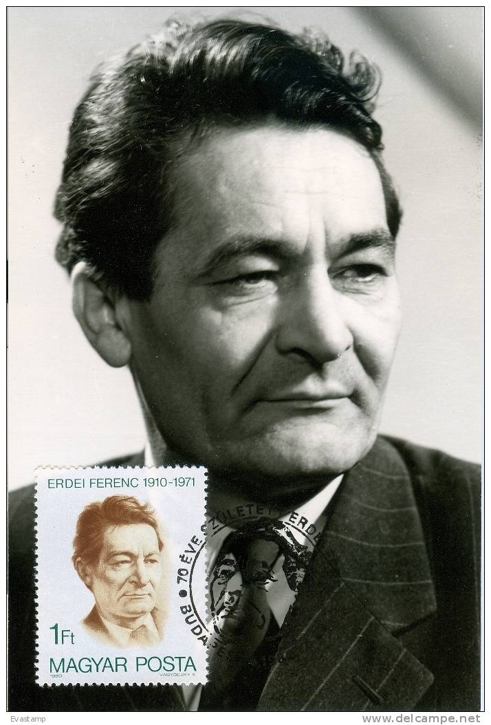 HUNGARY - 1980.Maximum Card - Economist & Statesman Ferenc Erdei Mi:3467. - Maximum Cards & Covers