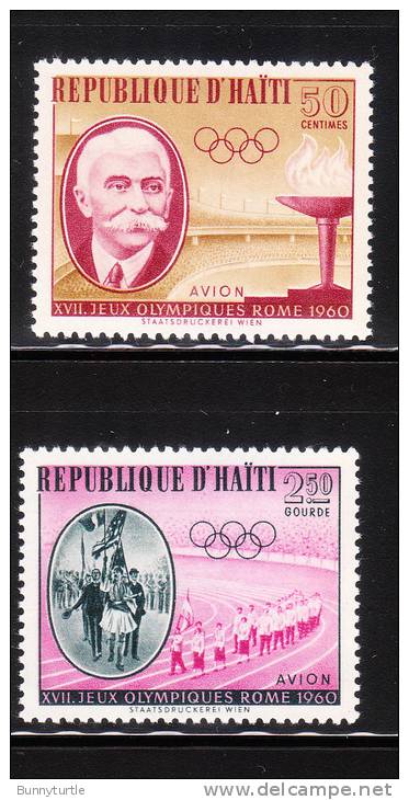 Haiti 1960 Olympics Rome Olympic 2v MNH - Haïti