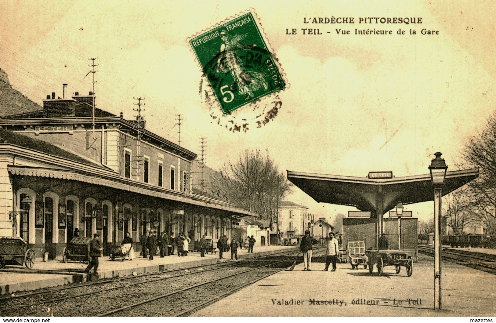 07 ARDECHE LE TEIL LA GARE TBE - Le Teil