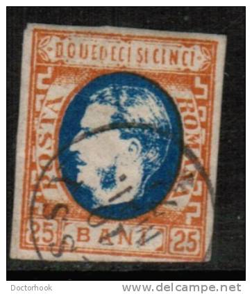 ROMANIA   Scott #  41  VF USED - 1858-1880 Moldavia & Principato