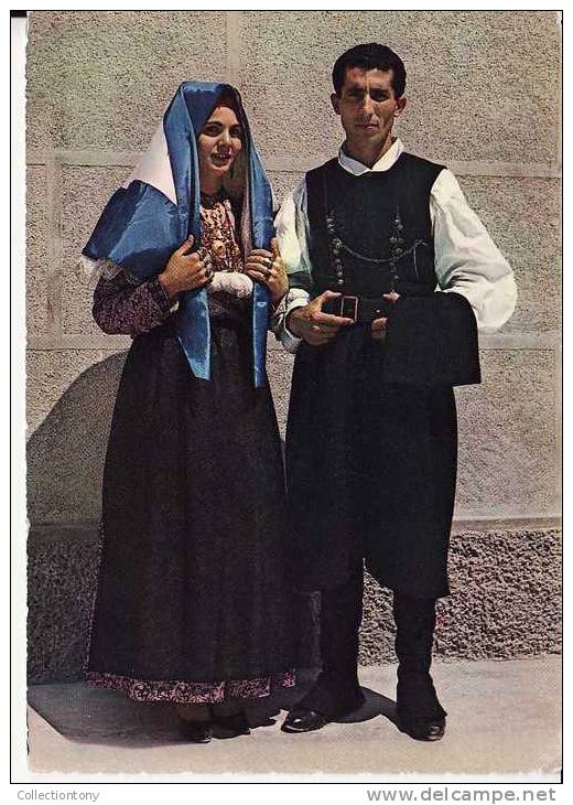Iglesias - Costumi Sardi - Formato Grande -  Viaggiata 1964 - Iglesias