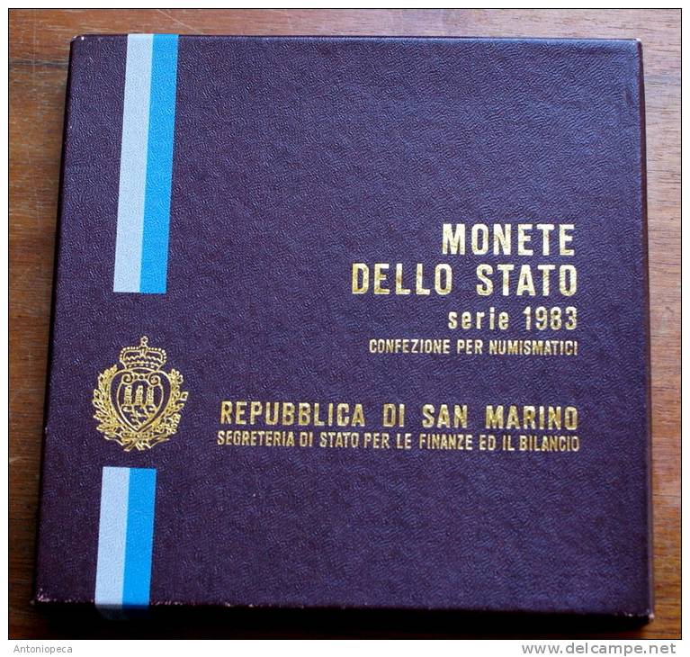 SAN MARINO MONETAZIONE 1983 ORIGINALE - Saint-Marin