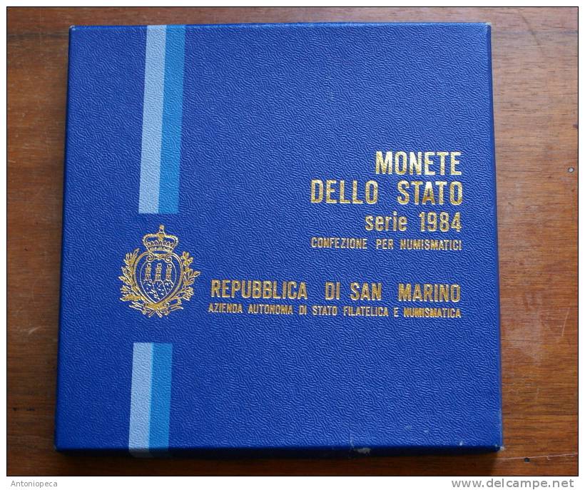 SAN MARINO MONETAZIONE 1984 ORIGINALE - San Marino