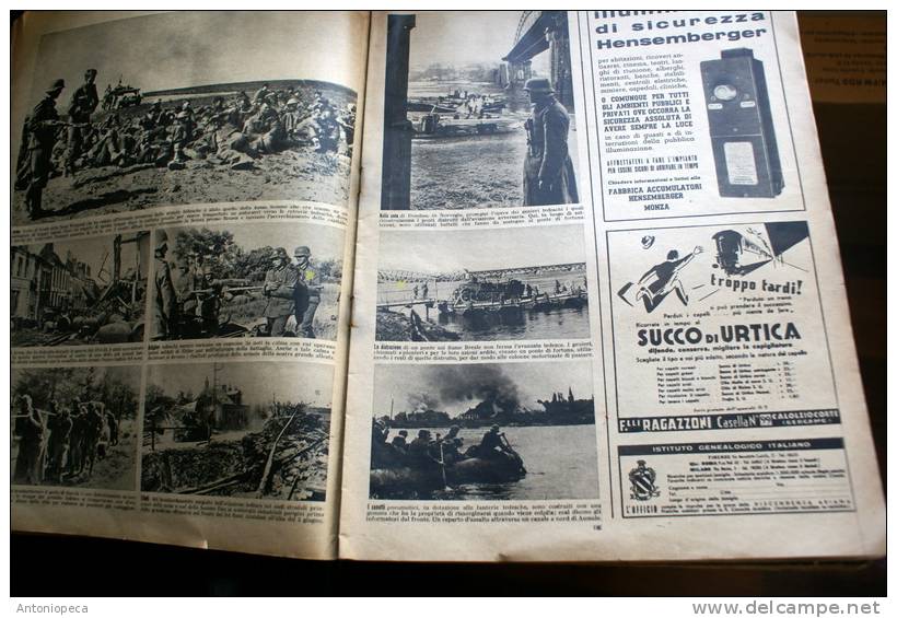 WORLD WAR II  STORICO NUMERO DELLA RIVISTA "TEMPO" 13 GIUGNO 1941 - Prime Edizioni