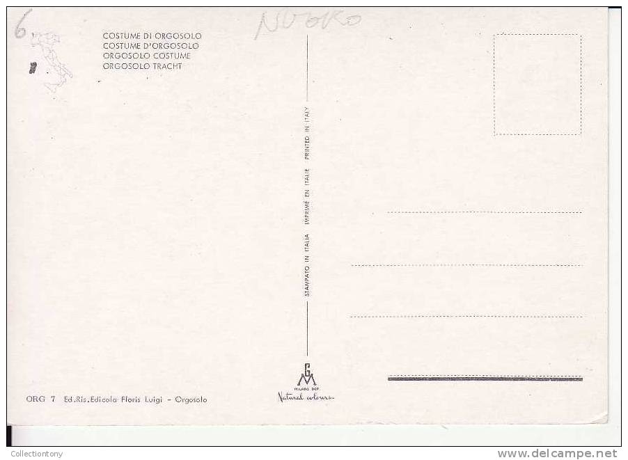 Nuoro - Costume Di Orgosolo - Formato Grande - Non Viaggiata - Nuoro