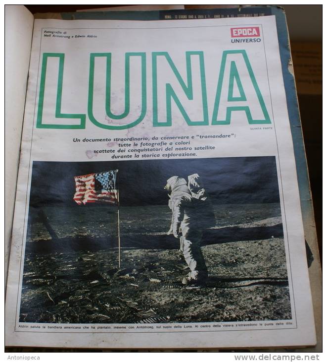 L'UOMO SULLA LUNA. STORICO NUMERO SPECIALE DI EPOCA DEDICATO ALLO STORICO EVENTO - Prime Edizioni