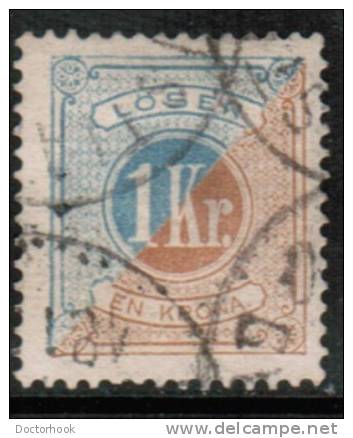 SWEDEN   Scott # J 22  VF USED - Impuestos